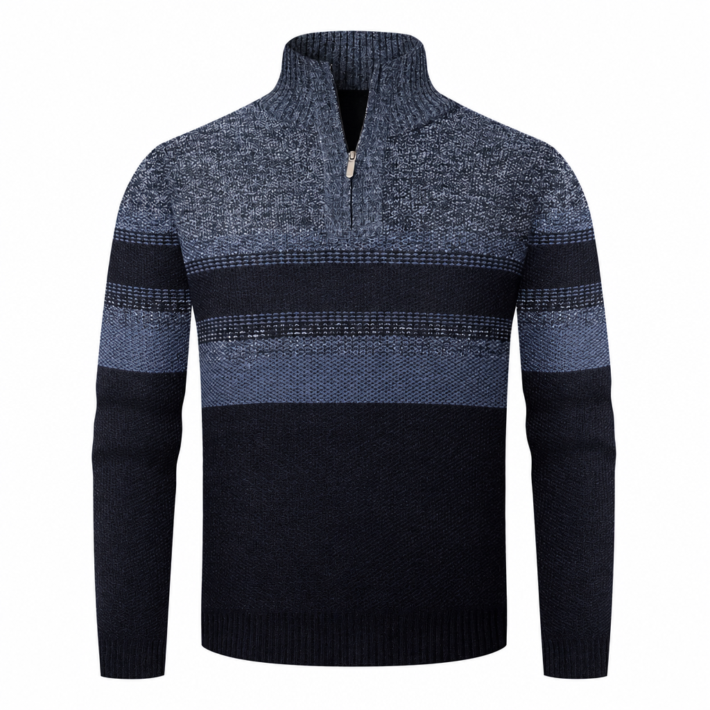 👕 Men's Hooded Fleece Plaid Sweater