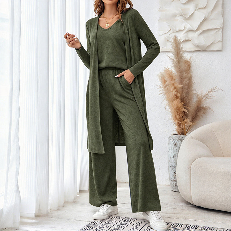 👗Elegant 3-Piece Set, Effortless Styling – Women's Long Sleeve Elegant Set ✨