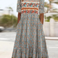 【S-4XL】👗Boho dlouhé šaty s potiskem