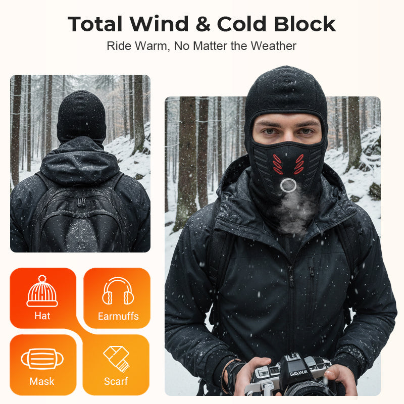 ❄️ Unisex Full-Face Mask—Full Coverage, Windproof, and Warm✨