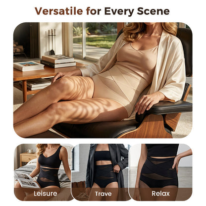 🩲 Plus-Size High-Waist Tummy Control Panties | Seamless Comfort, Confidence All Day ✨