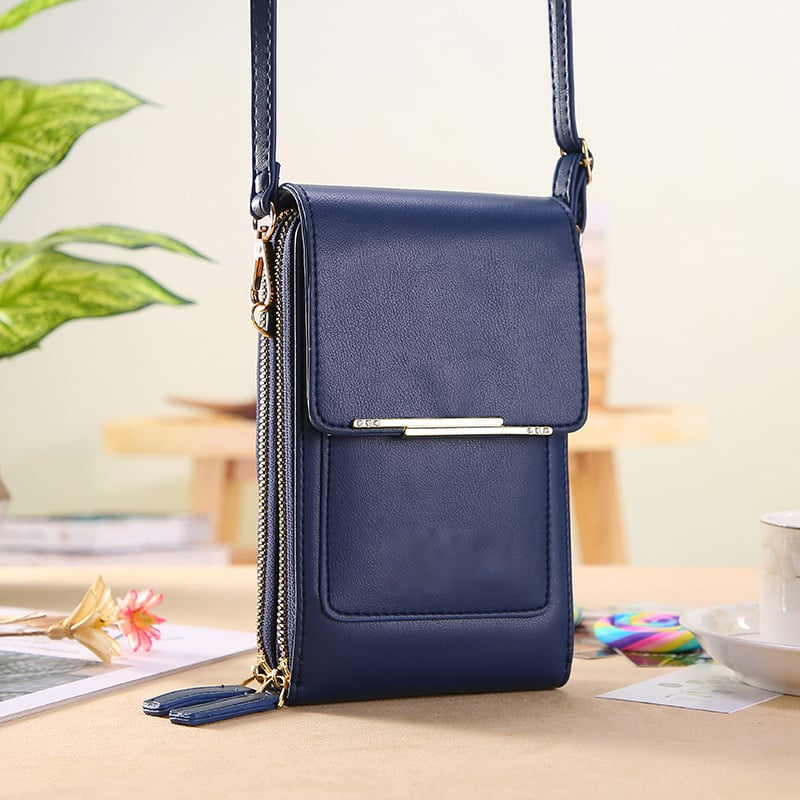 🏆Last Day Promotion：ONLY ￡9.99!!👜📱 Simple and elegant women's touchscreen crossbody phone wallet