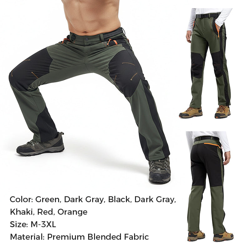 🔥👖Windproof Waterproof Warm Elastic Waist Hiking Pants