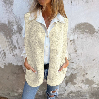 🎉Last Day-50% Off💛Women's Button Down Short Warm Vest