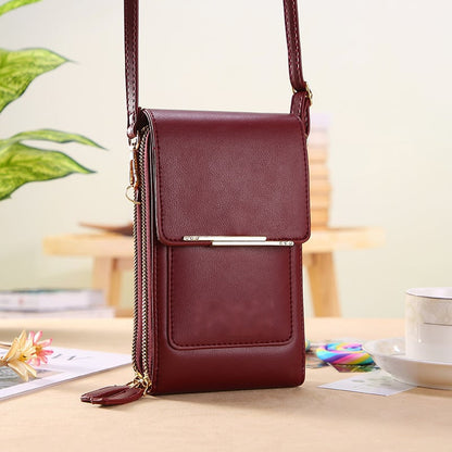 🏆Last Day Promotion：ONLY ￡9.99!!👜📱 Simple and elegant women's touchscreen crossbody phone wallet