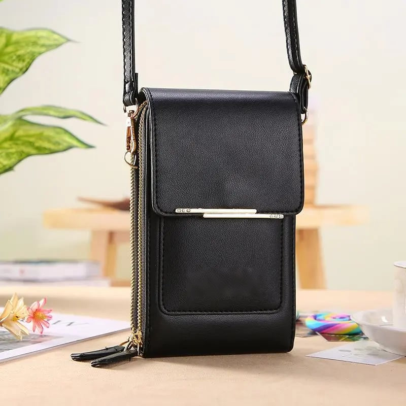 🏆Last Day Promotion：ONLY ￡9.99!!👜📱 Simple and elegant women's touchscreen crossbody phone wallet