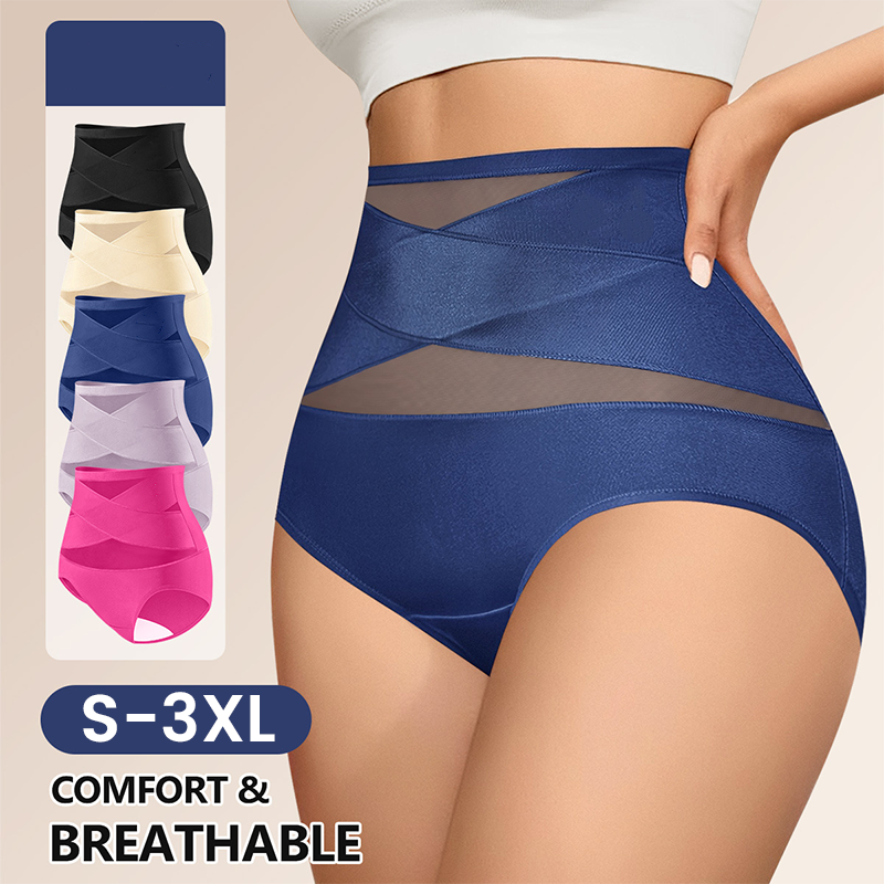 🩲 Plus-Size High-Waist Tummy Control Panties | Seamless Comfort, Confidence All Day ✨