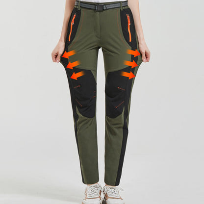 🔥👖Windproof Waterproof Warm Elastic Waist Hiking Pants