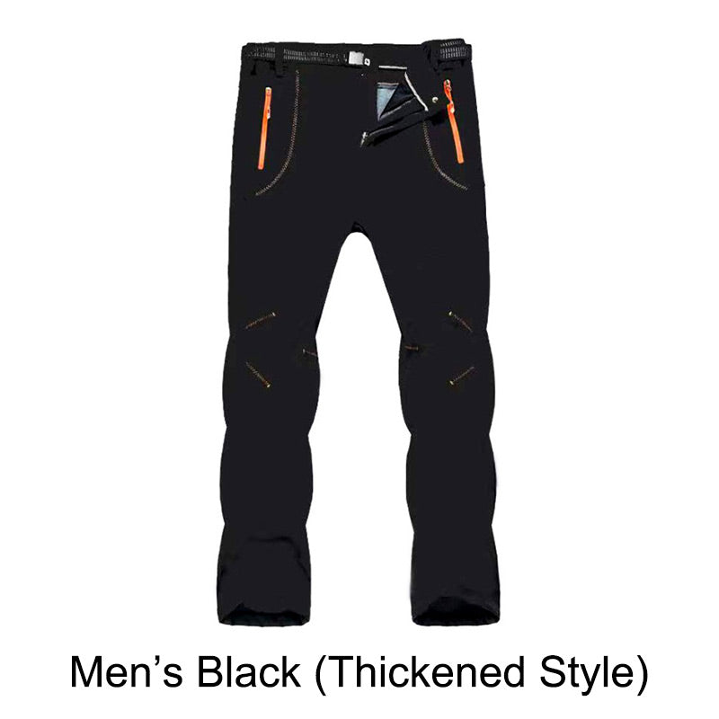 🔥👖Windproof Waterproof Warm Elastic Waist Hiking Pants