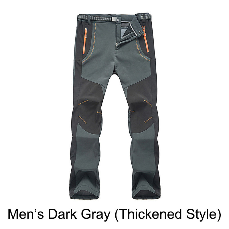 🔥👖Windproof Waterproof Warm Elastic Waist Hiking Pants