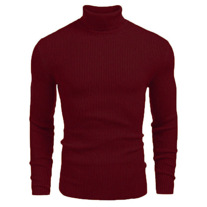 💯 Premium Softness | Men's Soft Knit Turtleneck Sweater
