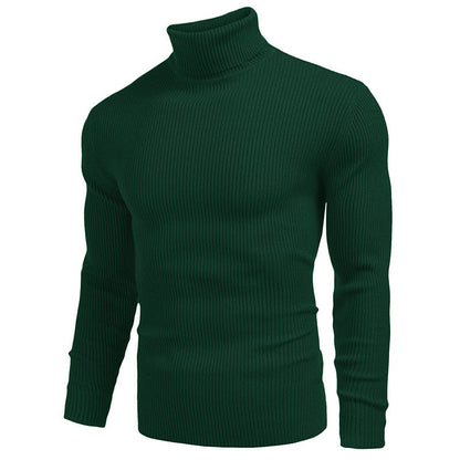 💯 Premium Softness | Men's Soft Knit Turtleneck Sweater