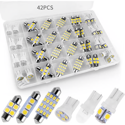 💡Sada LED osvětlení interiéru automobilu