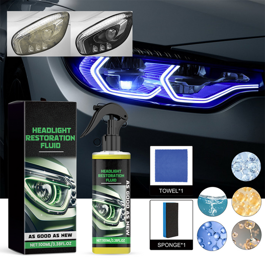 🚗【Renovace světlometů】— Okamžitě se otírá, staré světlomety přivádí do nového stavu ✨🔦