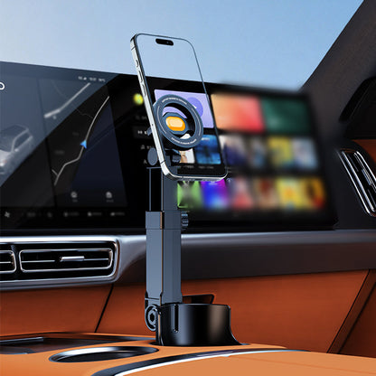 🚗📱Nastavitelný držák na mobil do auta s držákem na nápoje