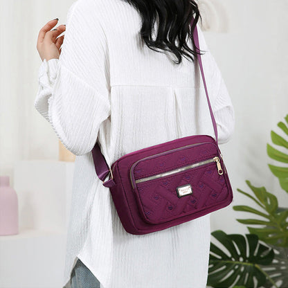 👜 Multi-Layer Waterproof Crossbody Purse Lightweight Shoulder Bag For Women