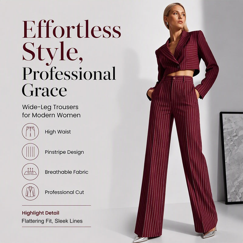 ✨ Women’s striped trousers🤍