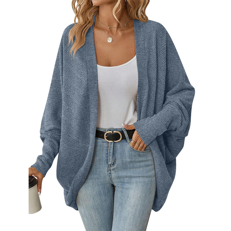 🌸🦇 Women's Loose Batwing Knit Cardigan