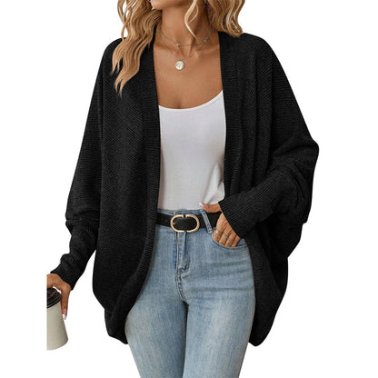 🌸🦇 Women's Loose Batwing Knit Cardigan