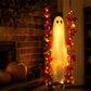 🎃👻 Halloweenská dekorace s LED diodami ve tvaru ducha 🍁