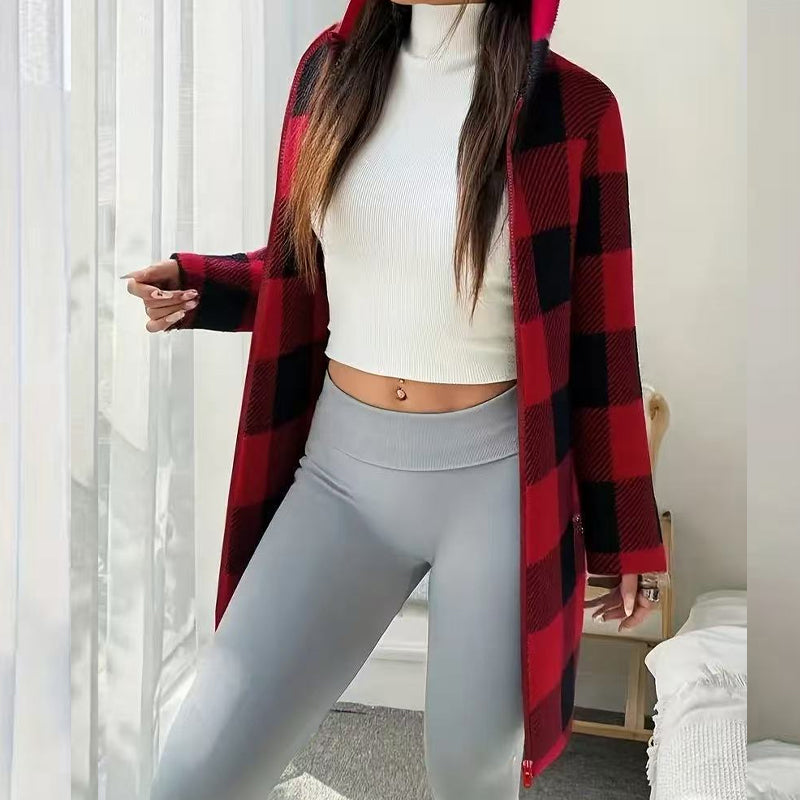 🍂Women's Zip-Up Hooded Jacket
