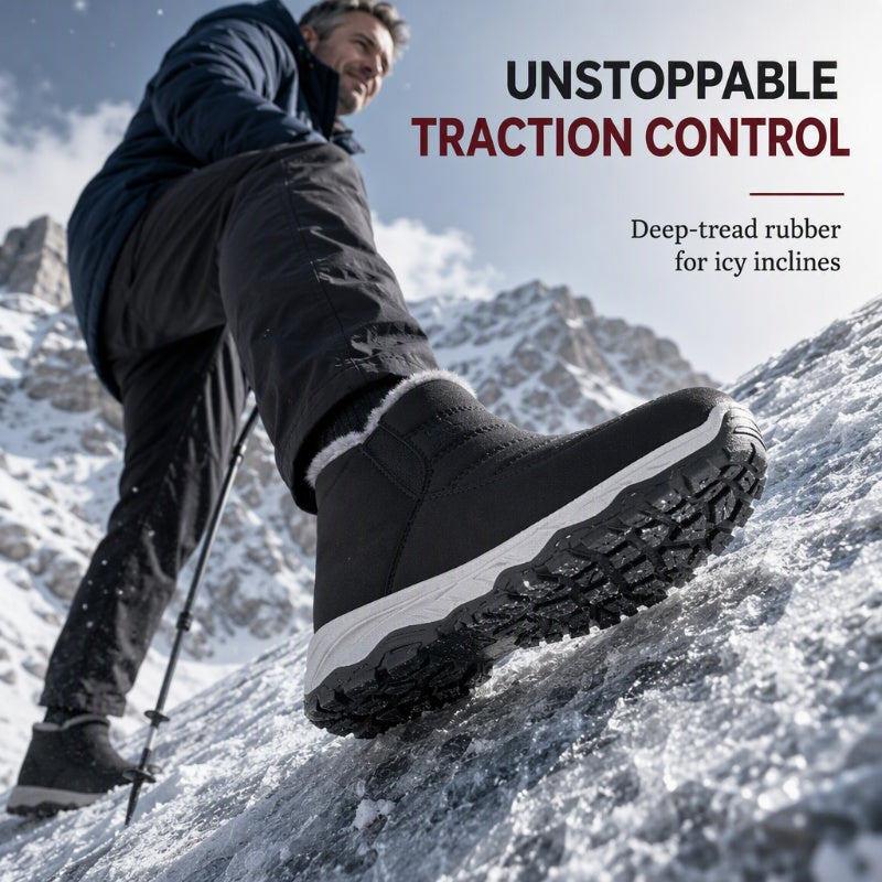 ❄️ Men’s Warm Slip-On Snow Boots – Cosy Comfort & Winter Protection