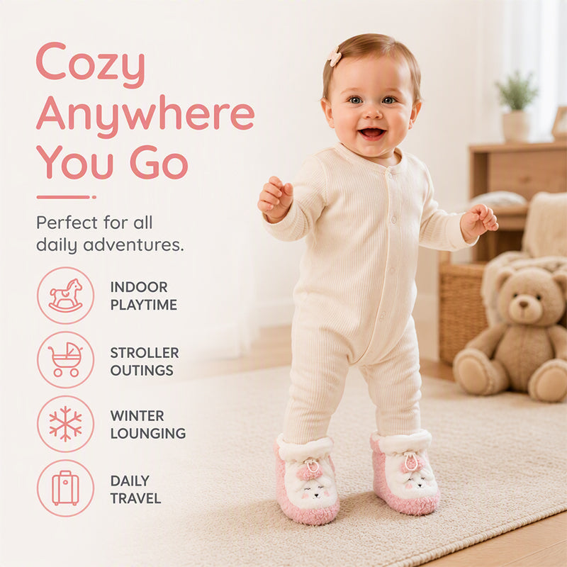 ❄️👶 Baby Winter Warm Soft Shoes | Cozy & Gentle – Tiny Feet Stay Warm All Day ✨