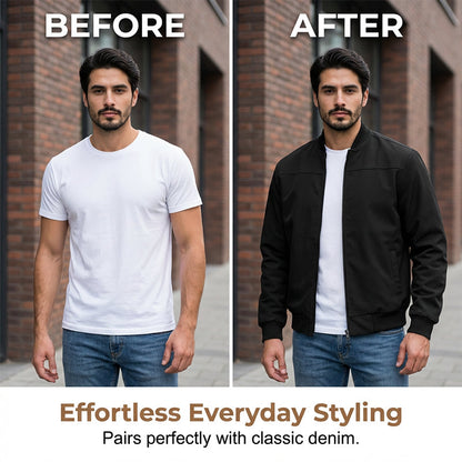 🤠Classic Western, Retro Casual – Men's Classic Western Zip-Up Jacket ✨