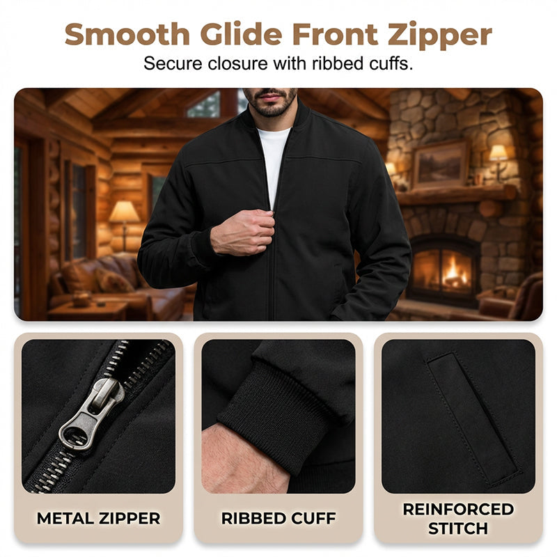 🤠Classic Western, Retro Casual – Men's Classic Western Zip-Up Jacket ✨
