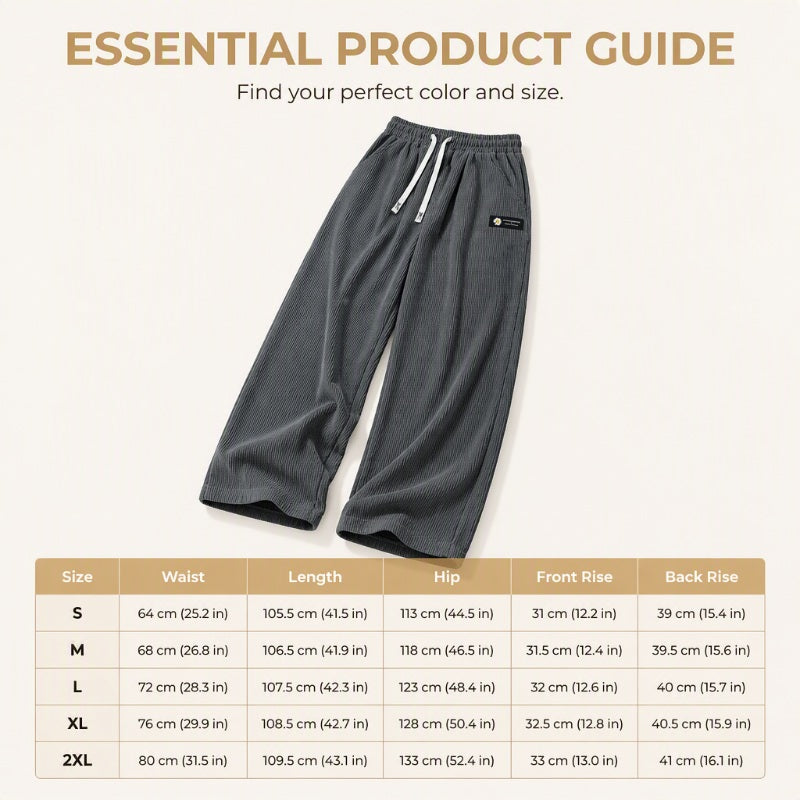 🌸Hot Sale 50% OFF 👖 Women's Corduroy High-Waisted Wide-Leg Pants | Retro Texture & Flattering Fit