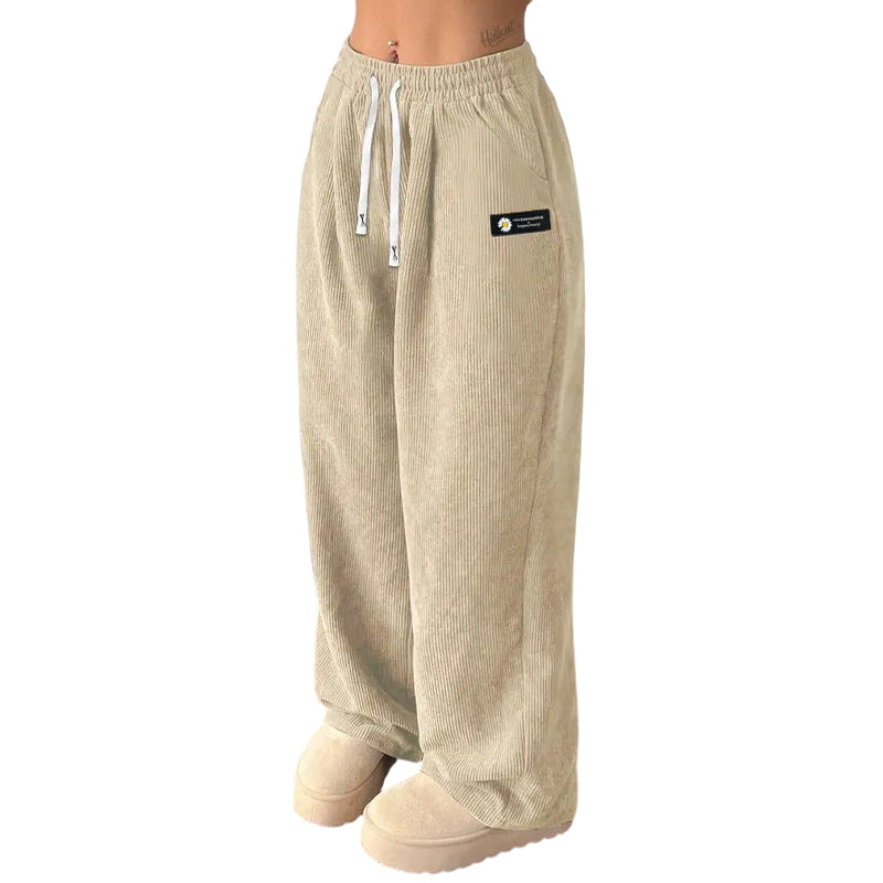 🌸Hot Sale 50% OFF 👖 Women's Corduroy High-Waisted Wide-Leg Pants | Retro Texture & Flattering Fit