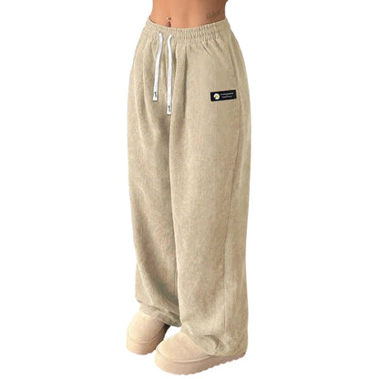 🌸Hot Sale 50% OFF 👖 Women's Corduroy High-Waisted Wide-Leg Pants | Retro Texture & Flattering Fit