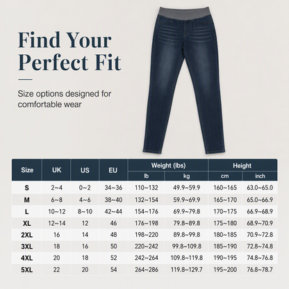 🤠👖 Women's High-Rise Pull-On Slim Fit Dark Wash Denim Jeans ✨