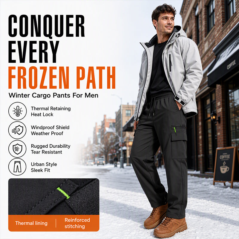 🖤Black Friday Sale:50% OFF🖤🧥 Built for Cold Days | Men’s Windproof Thermal Outdoor Pants