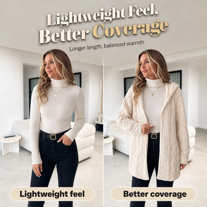 🎁2026 New Arrivals💥Last Day Sale 50% Off💃 Women’s Casual Plush Hooded Jacket-Q