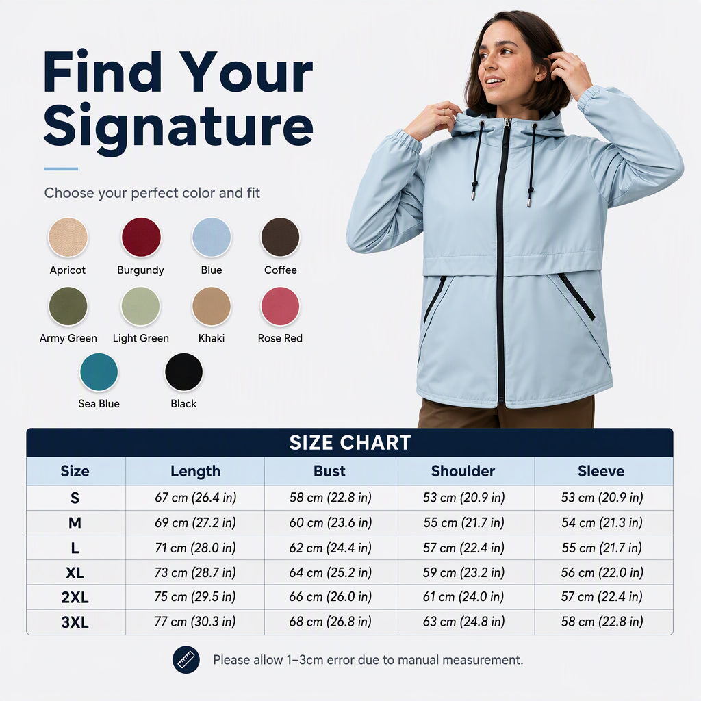 Women's Outdoor Windproof Hooded Jacket – Lightweight, Wind-Resistant, Adventure-Ready Comfort
