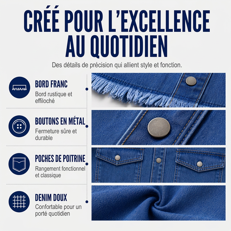 💖Black Friday Mega Deal – 50% off!💖 👚Women's Raw Edge Ripped Denim Jacket