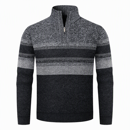 👕 Men's Hooded Fleece Plaid Sweater