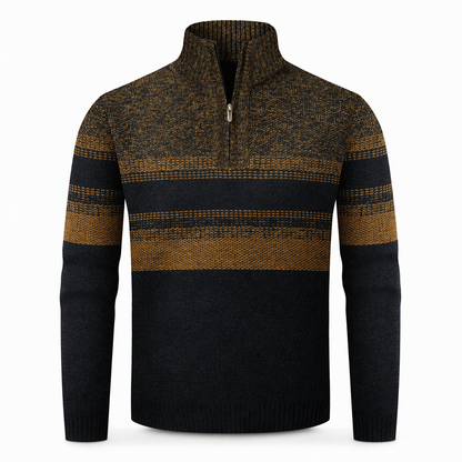 👕 Men's Hooded Fleece Plaid Sweater