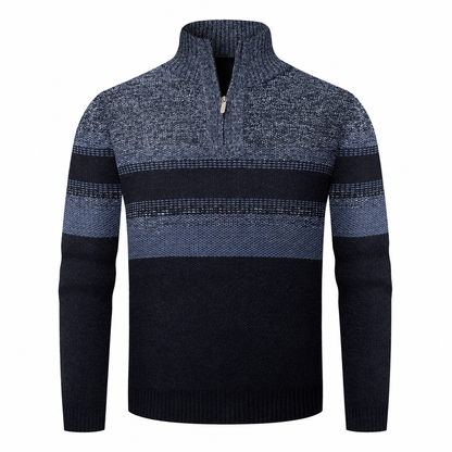 👕 Men's Hooded Fleece Plaid Sweater