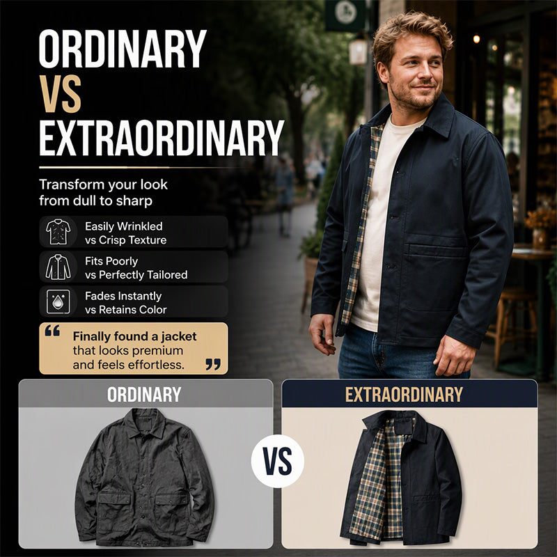 🧥 Men's Casual Lapel Jacket | Easy to Style & Perfect for Everyday Wear ✨