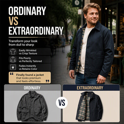 🧥 Men's Casual Lapel Jacket | Easy to Style & Perfect for Everyday Wear ✨