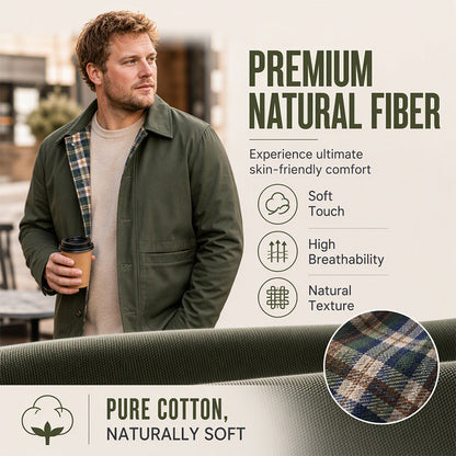 🧥 Men's Casual Lapel Jacket | Easy to Style & Perfect for Everyday Wear ✨