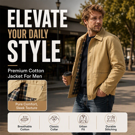 🧥 Men's Casual Lapel Jacket | Easy to Style & Perfect for Everyday Wear ✨
