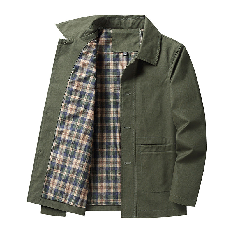 🧥 Men's Casual Lapel Jacket | Easy to Style & Perfect for Everyday Wear ✨