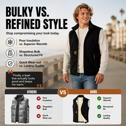 ⏳Last Day Special Price:£19.99!!!🍂💥Unisex Winter Plush-Lined Warm Vest