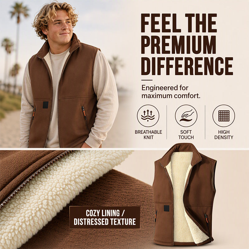 ⏳Last Day Special Price:£19.99!!!🍂💥Unisex Winter Plush-Lined Warm Vest