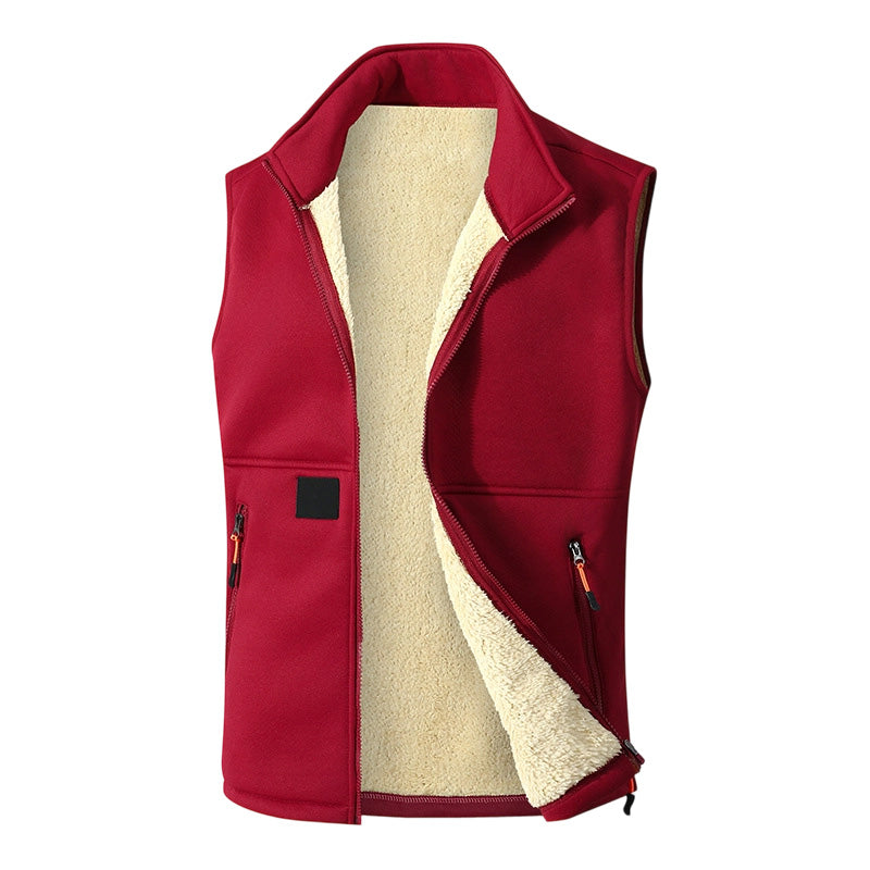 ⏳Last Day Special Price:£19.99!!!🍂💥Unisex Winter Plush-Lined Warm Vest