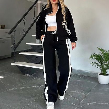 Women's Stripe Sporty 2-Piece Set