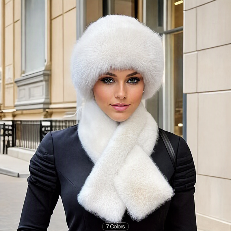 🎩 Winter Plush Scarf & Hat Set